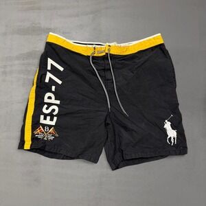 Vintage Polo Ralph Lauren Nautical Esp-77 Sailing Lined Swim Trunks Men XXL